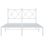 kaheinimese voodi，t&auml;iskasvanu voodi，metallist voodiraam peatsiga, valge, 120 x 200 cm CFE9764782