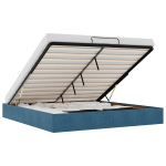 kaheinimese voodi，t&auml;iskasvanu voodi，Ottomani voodiraam ilma madratsita, 180x200 cm, samet CFE4643507