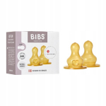 Pudeli niplite komplekt Bibs Natural Rubber Fast Flow, 2 tk.