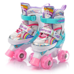 Reguleeritavad rulluisud meteor rainbow m 34-37 led rattad abec-7 kuni 100kg stabiilne