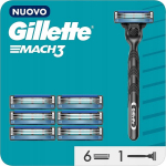 Raseerimisterad Gillette Mach3, 7 tk