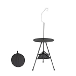 Westtune'i telkimise &uuml;marlaud koos heleda aluse ultralight volditav reguleeritav - must komplekt 2