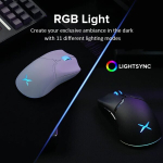 Delux M800 PAW3395 Wireless Game Mouse 26000DPI RGB - must