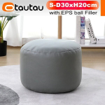 Otautau v&auml;ike &uuml;mmargune Obuto nahk Otman - PUFO jalatugi iste - S -D30X20CM -KHAKI