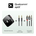 Ugreen Bluetooth 5.1 RCA vastuv&otilde;tja APTX HD -teleri, auto, helis&uuml;steemiga - APTX koos 3,5 mm RCA -ga, Hiina
