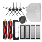 Purustatud riided HEPA Filter Filter peamine pintsli k&uuml;lgharja asendamine Xiaomi Roborock S5 Max S6 maxv roboti osa