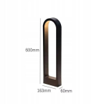 Aedavalgusti 60 cm LED POST poolring GARDEN LIGHTING 7W 3000K