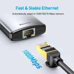 Baseus 4K 60Hz USB C HUBLISE t&uuml;&uuml;p C į Ethernet PD 100W Adapteris