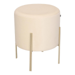 Living Velvet tumba, valge