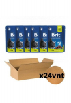 Konserv steriliseeritud kassidele lambalihaga Brit Premium, 24 x 100 g