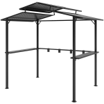 Outsunny grillimaja 250 x 160 x 250 cm, Juoda