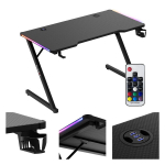 Huzaro Hero 2.5 rgb black m&auml;ngurilaud 120 cm &ndash; LED-valgustusega, Carbon-kate