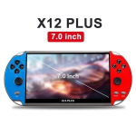 M&auml;ngukonsool X12 pluss 7 -tollise HD -ekraaniga Daddy Game Consooli kaasaskantav videopleier integreeris 100 000 retrom&auml;ngu, X12 Plus
