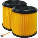 2-Pakk Vacmaster VCFF 6-Galloni Tolmuimeja Filtrid Harjaga, Kodu Puhastuse Tarvikud