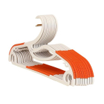 Plastikust Riidepuu Kompekt, Oranžinė