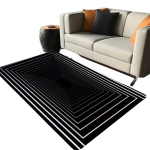 Geomeetriline vaip v&auml;litingimustesse, 80 cm x 120 cm / 31,5 colio x 47,24 colio