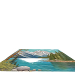 Musteriga Vaip Elutuppa, 79 * 118 colių / 200 * 300 cm