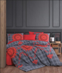 Mijolnir voodipesukomplekt Saltanat Red, 200x220 cm, 4 osa