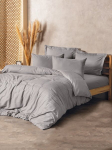 Cotton Box voodipesukomplekt Plaid Cream, 160x220 cm, 3 osa