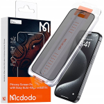 MCDODO EZ PASTE karastatud klaas IPHONE 16 PRO privaatsusklaas