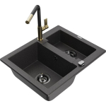 Pool-topelt graniidist valamu Mexen Carlos koos k&ouml;&ouml;gisegistiga Flora, must t&auml;piline - 6518-76-670401-57-B