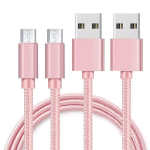 Kabel Samsung Galaxy Tab A 8.0 2019 - Roosa N&ouml;&ouml;r 1 Meeter [PARTII 2] Phonillico&reg;