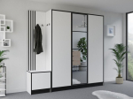 Esiku komplekt Eden plus 14, valge/must