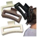 L&otilde;ua juukseklambri hele matt komplekt 4