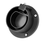 Plastikust &uuml;mmargune seinakinnitusega kaablihoidik Type 2 elektris&otilde;idukile