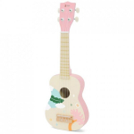 Puidust laste ukulele, roosa
