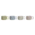 Kohvitassid - DKD HOME DECOR - 4-osaline komplekt - Mitmev&auml;rviline - Dolomiit - 260 ml