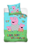 Voodipesukomplekt Peppa Pig, 140 x 200 + 60 x 70, 2 osa