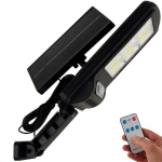 P&auml;ikeseenergiaga v&auml;lisvalgusti koos puldiga COB 120 LED koos eraldiseisva p&auml;ikesepatareiga