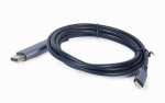 Videokaabel ja adapter - GEMBIRD - CC-USB3C-DPF-01-6 - 1,8 m - USB Type-C - DisplayPort
