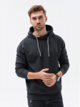 kapuutsiga dressipluus b1313 - must, L