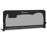 Voodipiire 150 x 66 cm 180&deg; kokkuklapitav kuni 27 kg Lionelo Hanna Black Onyx