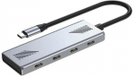 Gembird USB keskseade UHB-CM-U310-C4-01 4-portine USB-C 3.2, metallist disain, 10 Gbps