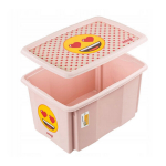 Keeeper Ladustamiskarp Kaantega 45L Karolina Emoji Hearts 0612239581352, 45L, 0.10kg, PP plastmass, virnastatav disain