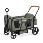 Kahekohaline k&auml;ru BabyTrold Adventure Olive kahele lapsele