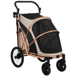 Koerte jalutusk&auml;ru kuni 20 kg, kokkupandav, pruun