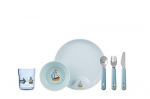 V&auml;ikelapse iseseisva s&ouml;&ouml;mise komplekt Little Dutch Sailors Bay, 6-osaline lauan&otilde;ude komplekt