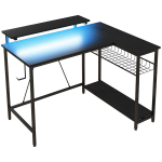 Nurgalaud 107x80x90 cm Must LED-valgustus