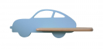 Candellux laste seinalamp riiuliga IQ Kids Car, sinine
