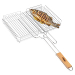 Metallist grillrest Vilde 415 x 28 cm kroom/h&otilde;be