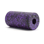 Silindriline massaažirull Everest Fitness, valmistatud EPP vahust, m&otilde;eldud joogaks, pilateseks, fitnessiks ja lihaste l&otilde;dvestamiseks, 30 x 15 cm, koos hoiukoti ja harjutusjuhendiga, must/lilla