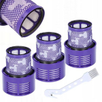 ASENDUSOSA HEPA FILTER V10 TOLMUIMEJALE &ndash; PESTAV, KOMPLEKT 3 TK, KAAL 100 G, V&Auml;RV LILLA