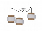 Candellux rippvalgusti Forni P 33-18304, valge/p&auml;hkel/must