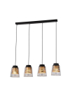 Candellux rippvalgusti Fresno 34-78124, must/kuldne