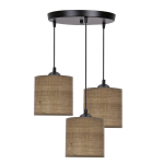 Candellux rippvalgusti Legno 33-18342, must/p&auml;hkliv&auml;rv
