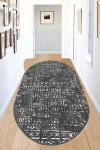 Asir vaip Crusted Oval 60x100 cm